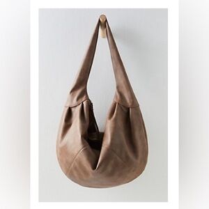 NWT Free People Slouchy Carryall - Truffle / Taupe